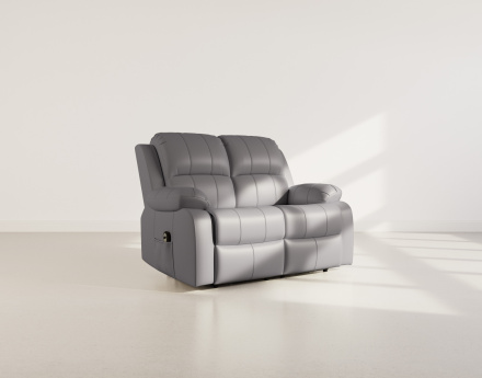 Canapé 2 places relax électrique en simili Armand