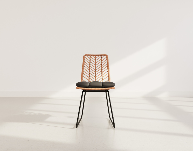 Lot de 4 chaises effet...