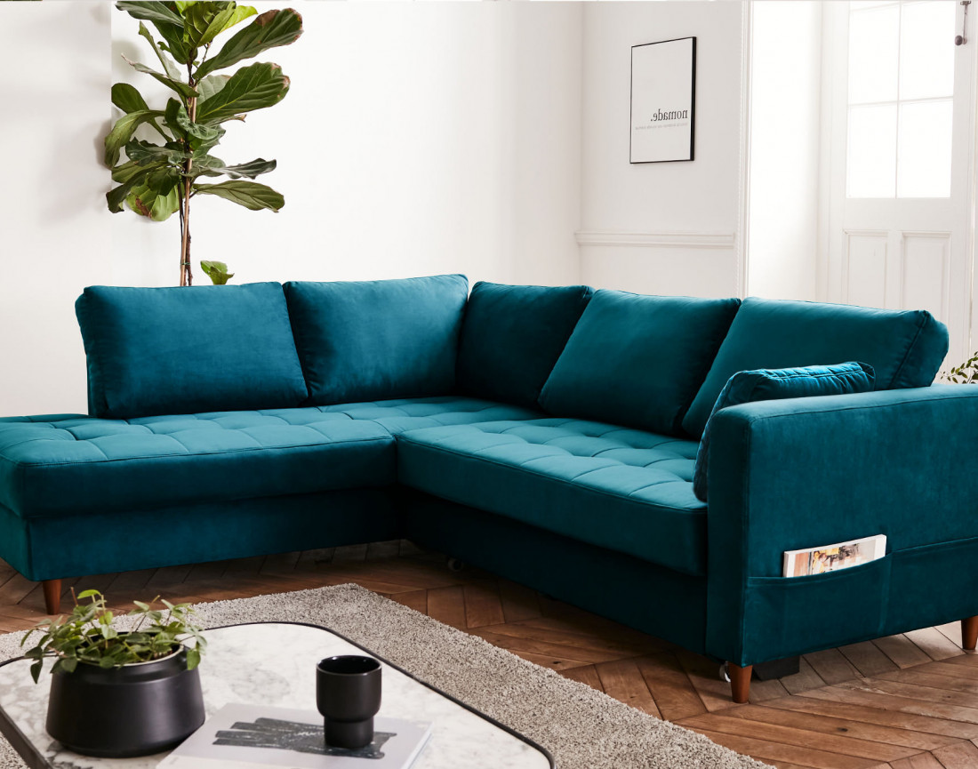 Canapé d'angle gauche 5 places pour chien ou chat Anna - Best Mobilier