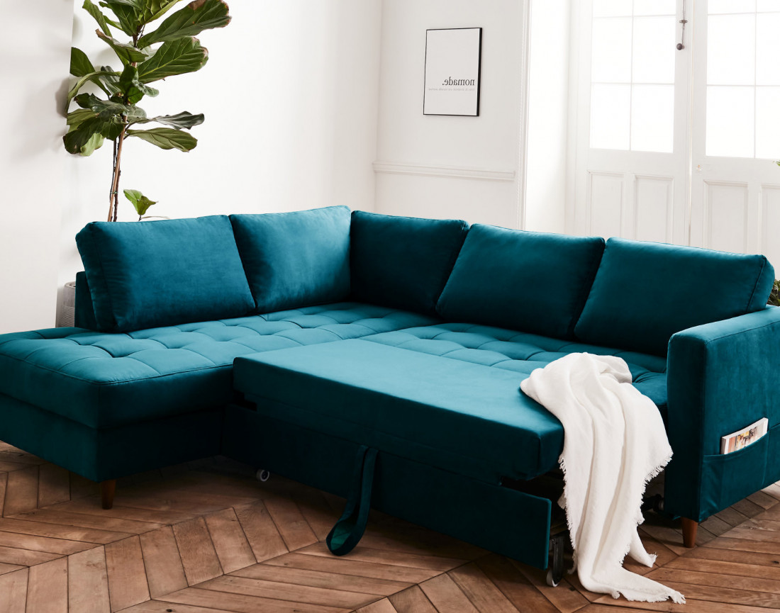 Canapé d'angle gauche 5 places pour chien ou chat Anna - Best Mobilier