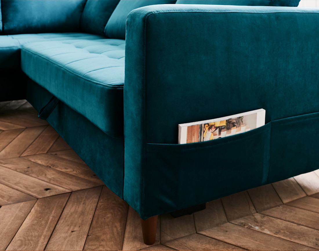 Canapé d'angle gauche 5 places pour chien ou chat Anna - Best Mobilier