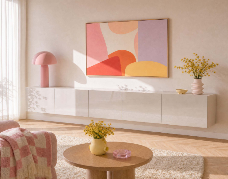 Meuble tv modulable 100 cm...