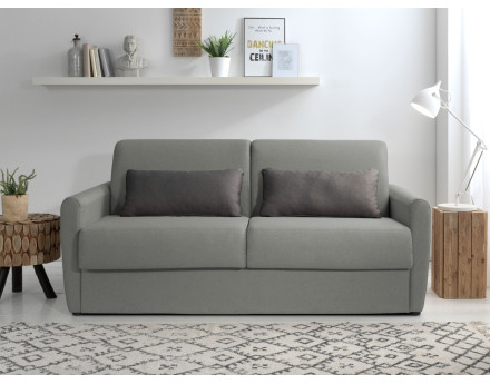 Canapé 3 places convertible express quotidien en tissu Ari