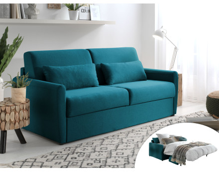 Canapé 3 places convertible express quotidien en tissu Ari