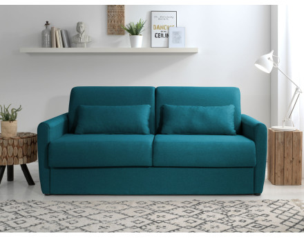 Canapé 3 places convertible express quotidien en tissu Ari