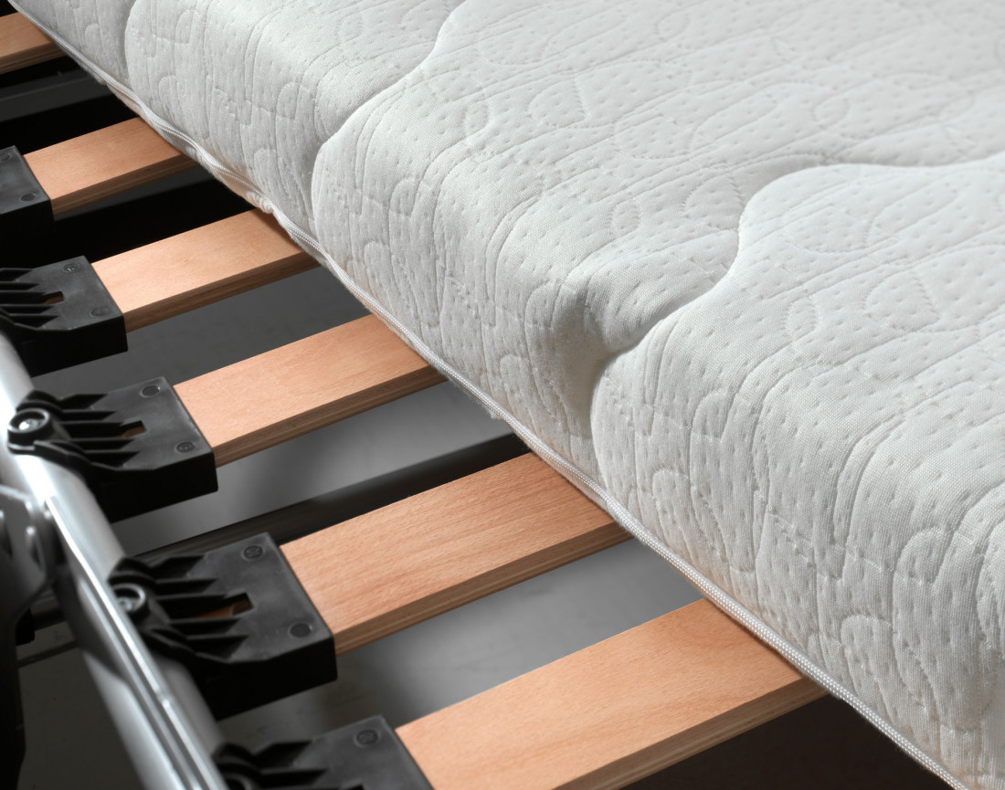 Canapé 3 places convertible express quotidien en tissu Ari