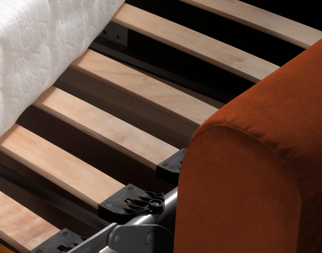 Canapé 3 places convertible express quotidien en velours Owen