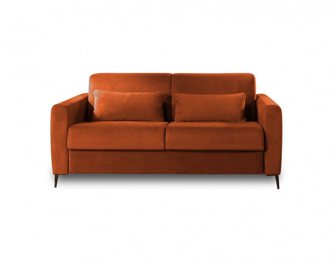 Canapé 3 places convertible express quotidien en velours Owen