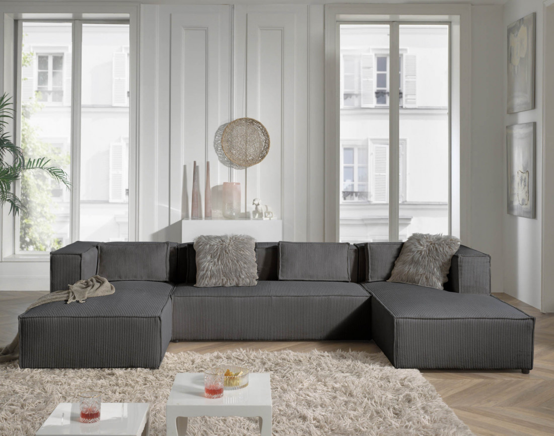 Canapé panoramique 7 places pour chien ou chat Stella - Best Mobilier