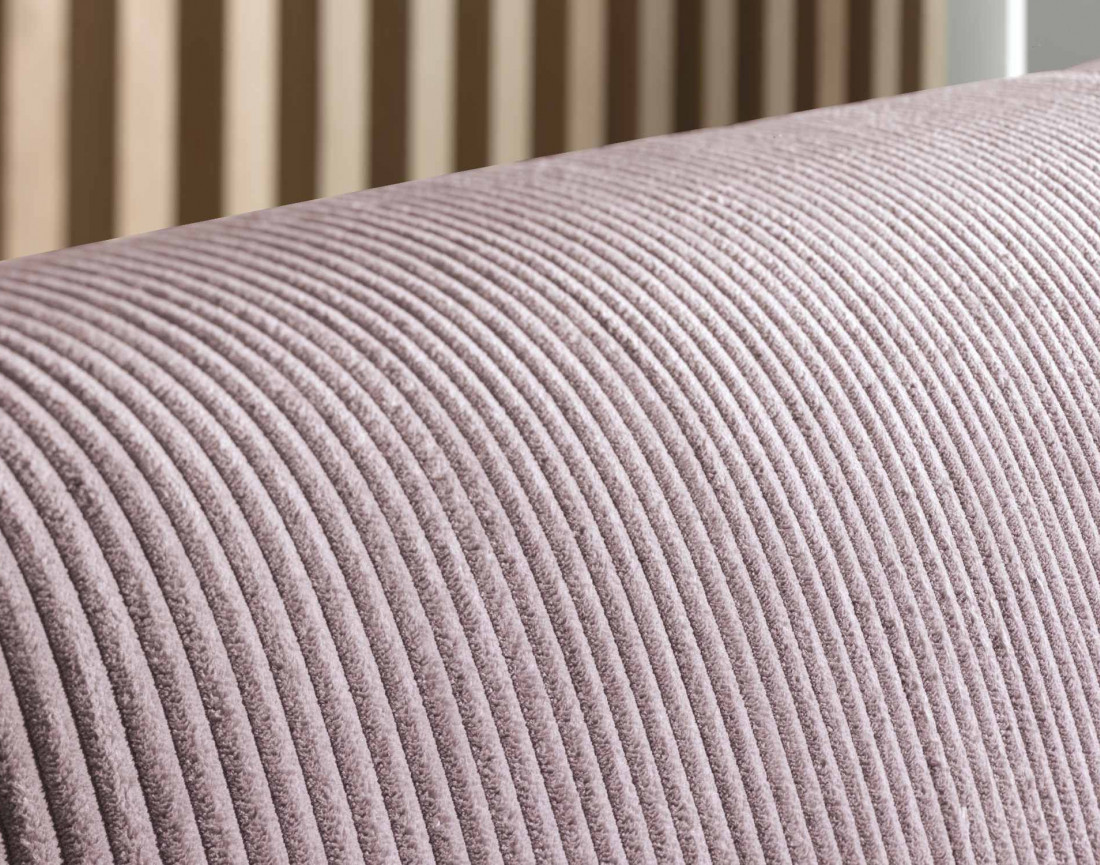 Canapé 3 places convertible express quotidien en velours côtelé Sacha