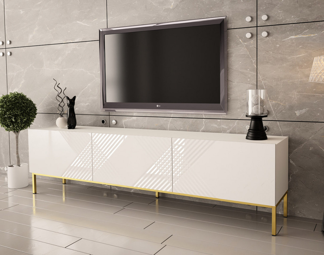 Celeste - meuble tv - 190 cm - style contemporain