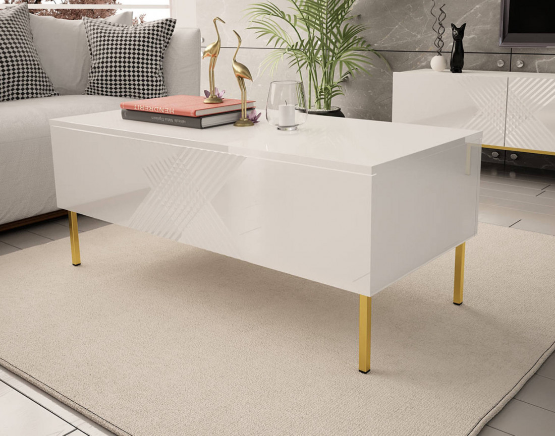 Celeste - table basse - 120 cm - style contemporain