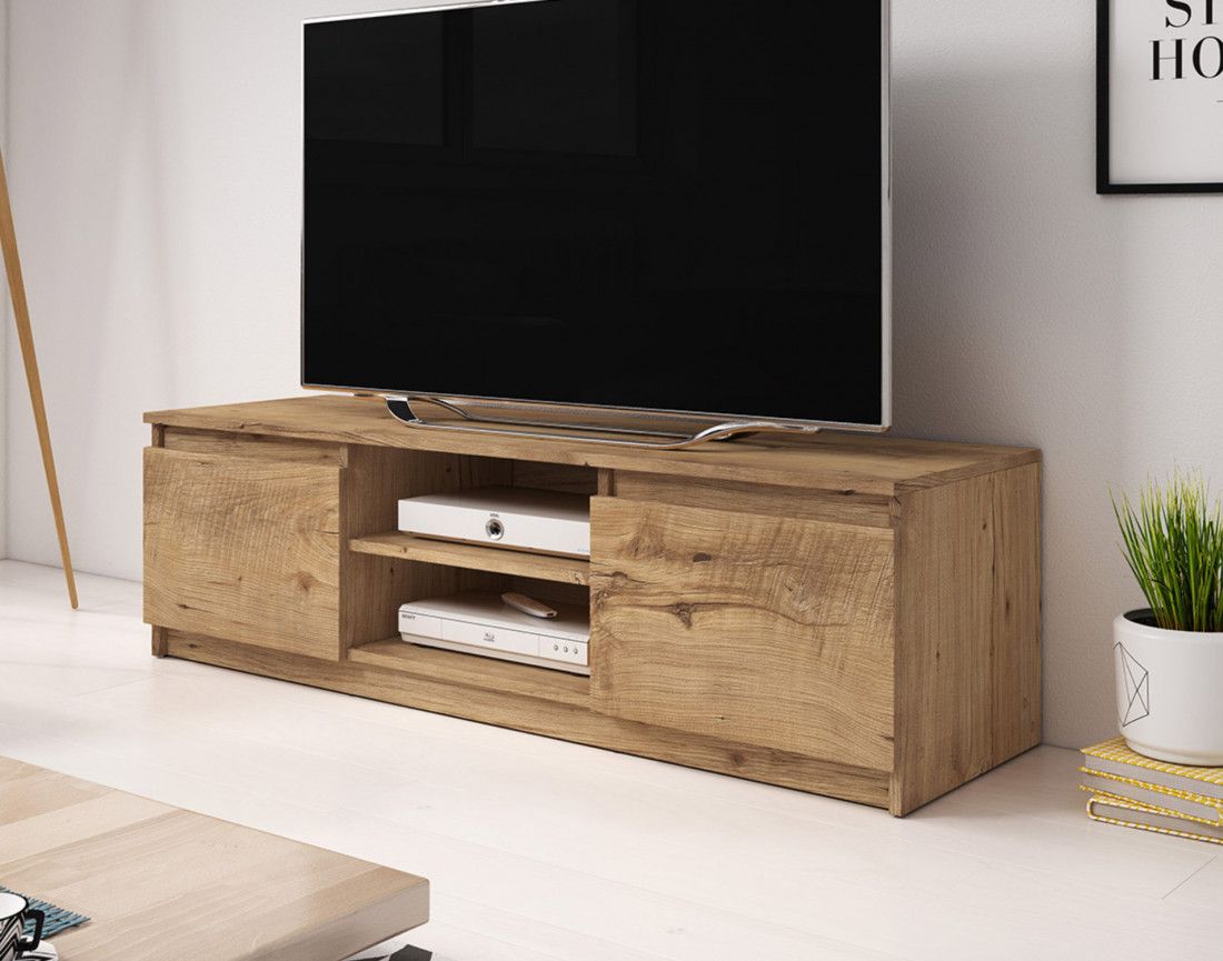 Robin - meuble tv 120 cm - style industriel