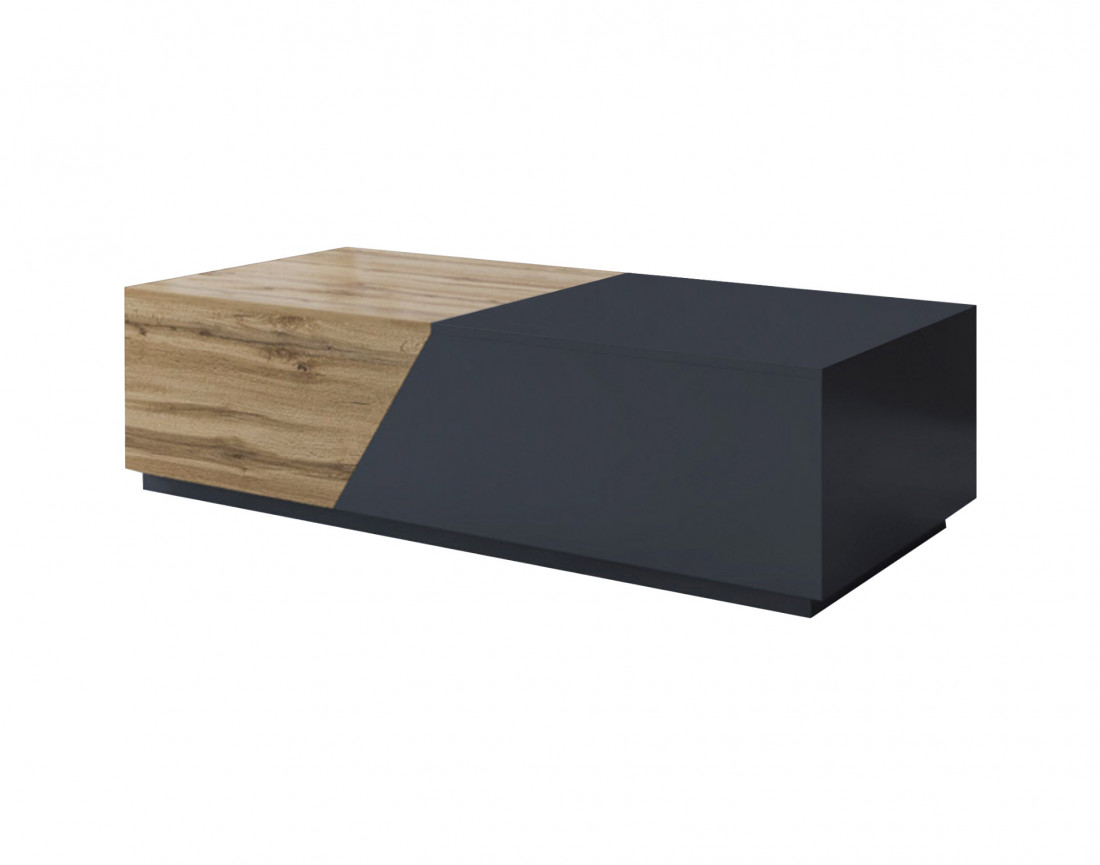 Pitt - Table basse - 124 cm - style industriel