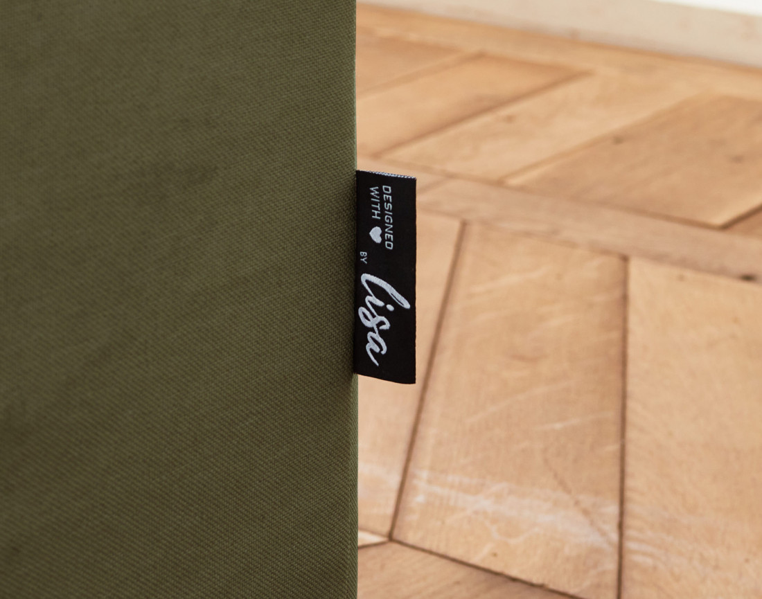 Adriann - canapé d'angle droit fixe 4 places en tissu déhoussable