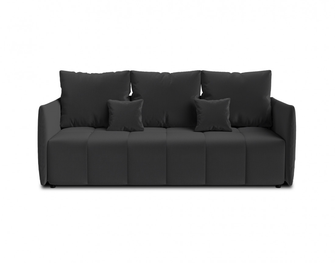 Canapé 3 places convertible avec coffre en velours Petra