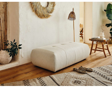 Pouf modulable - en tissus - Onyx