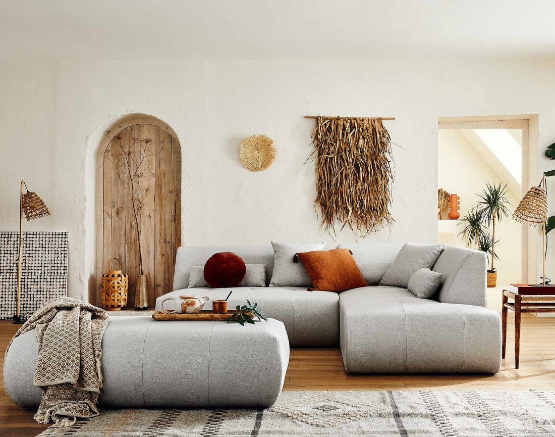 Pouf modulable - en tissus - Onyx