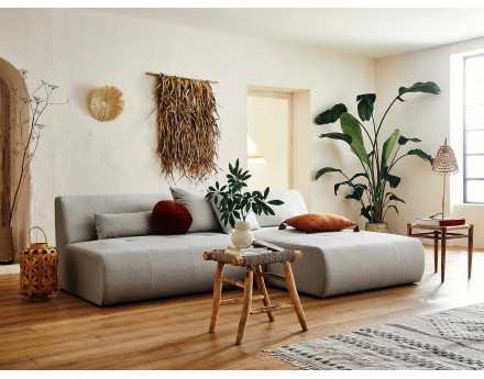 Canapé d'angle réversible modulable 4 places - en tissu - Onyx