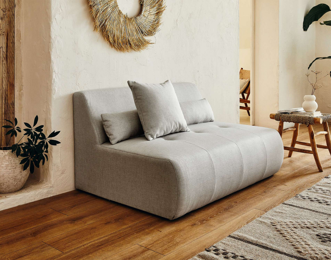 Canapé d'angle réversible modulable 4 places - en tissu - Onyx