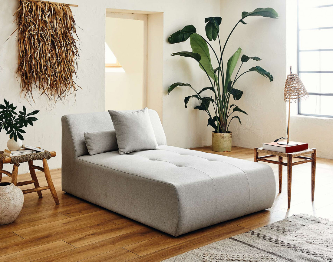 Canapé d'angle réversible modulable 4 places - en tissu - Onyx