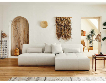 Canapé d'angle réversible modulable 4 places - en tissu - Onyx