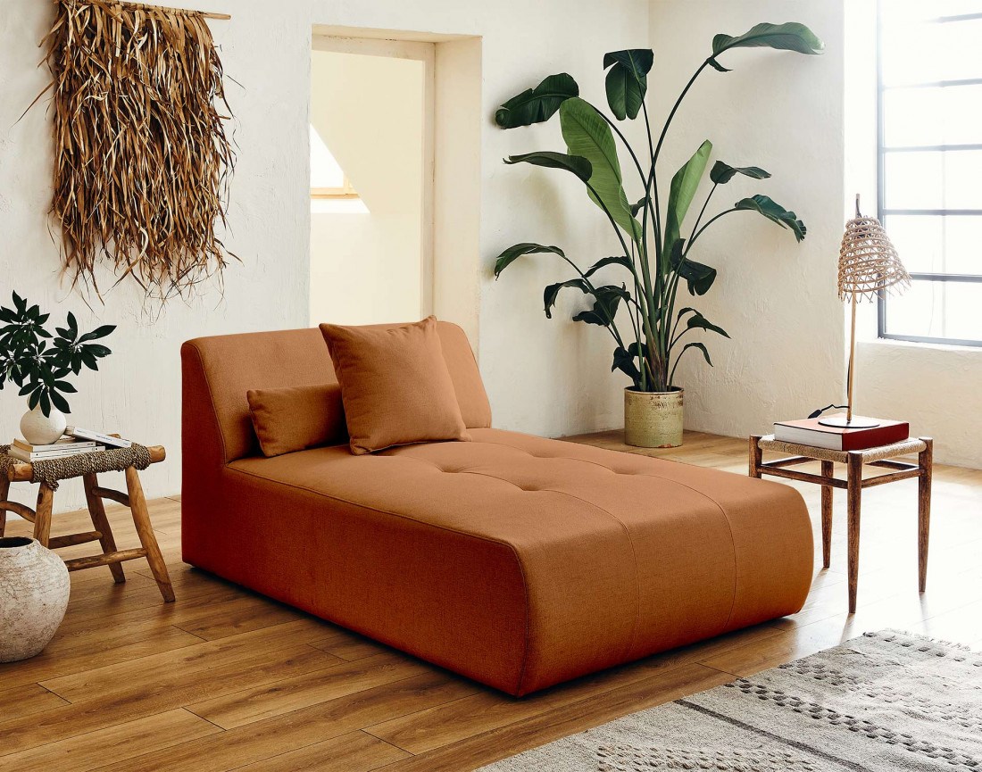 Canapé d'angle réversible modulable 4 places - en tissu - Onyx