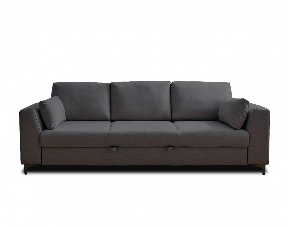 Canapé 3 places convertible en tissu Tala