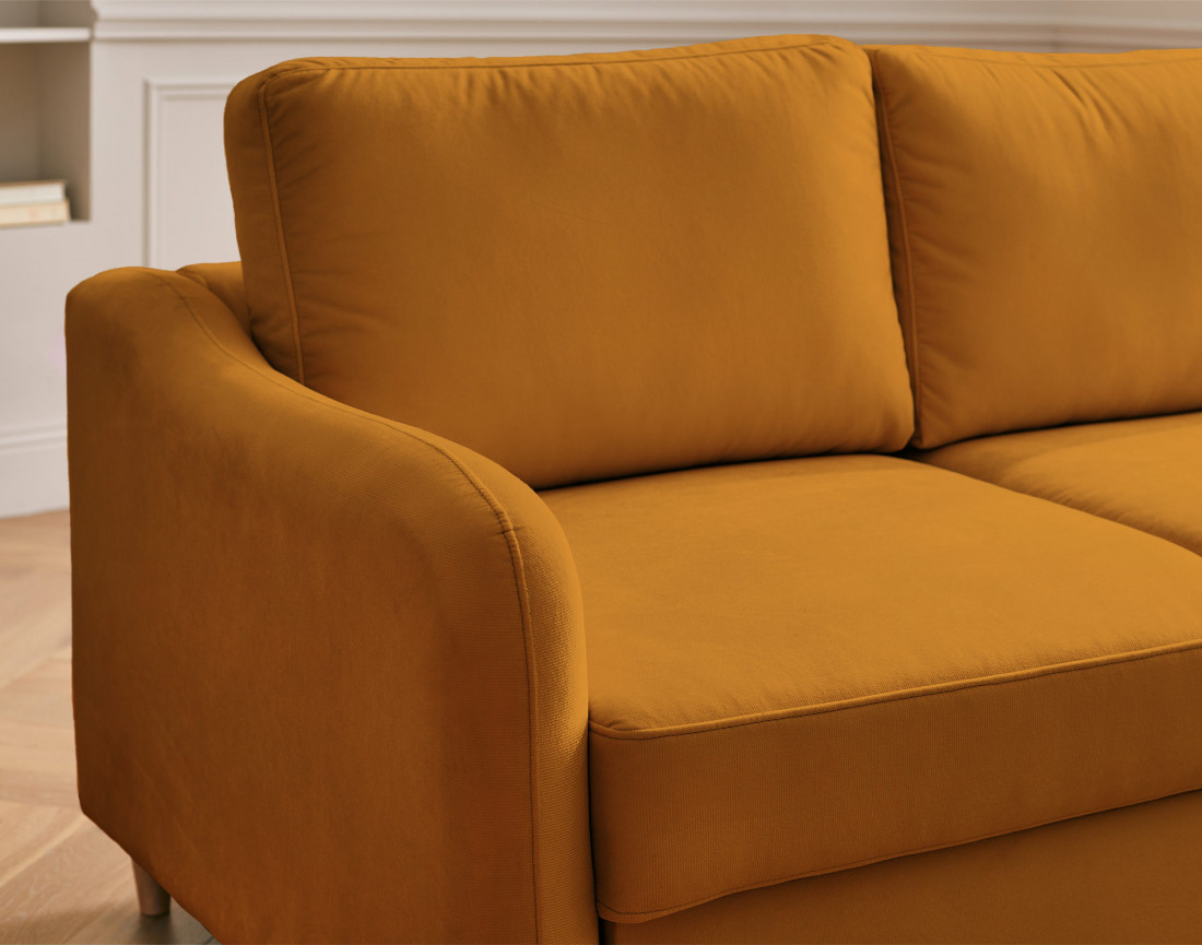 Canapé 3 places convertible en tissu Will