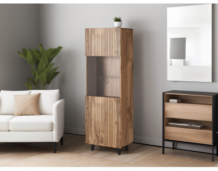 Come - vitrine - bois - 60x182 cm - style contemporain