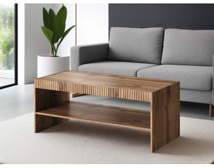 Come - table basse - bois - 120 cm - style contemporain