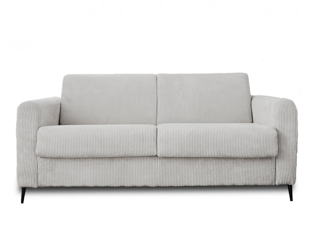 Canapé 3 places convertible express quotidien en velours côtelé Owen