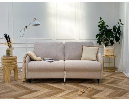 Canapé 3 places convertible express quotidien en tissu Cosmos