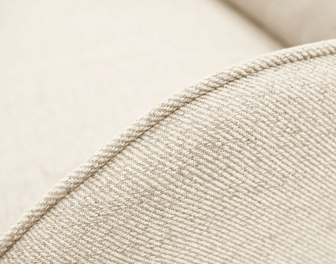 canapé 3 places convertible - couchage quotidien matelas 11 cm - en tissu - Cosmos