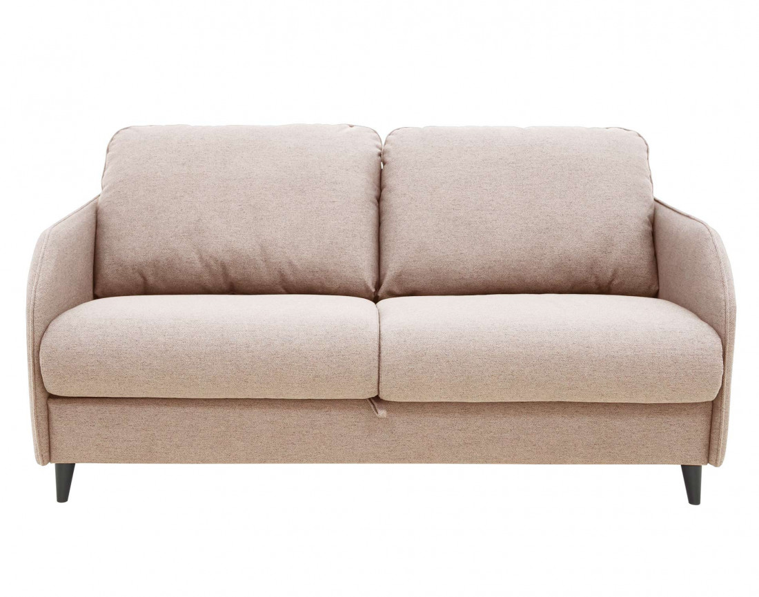 canapé 3 places convertible - couchage quotidien matelas 11 cm - en tissu - Cosmos