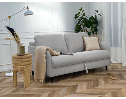 Canapé 3 places convertible express quotidien en tissu Cosmos