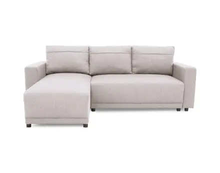 Canapé d'angle réversible 4 places convertible avec coffre -  Pilea