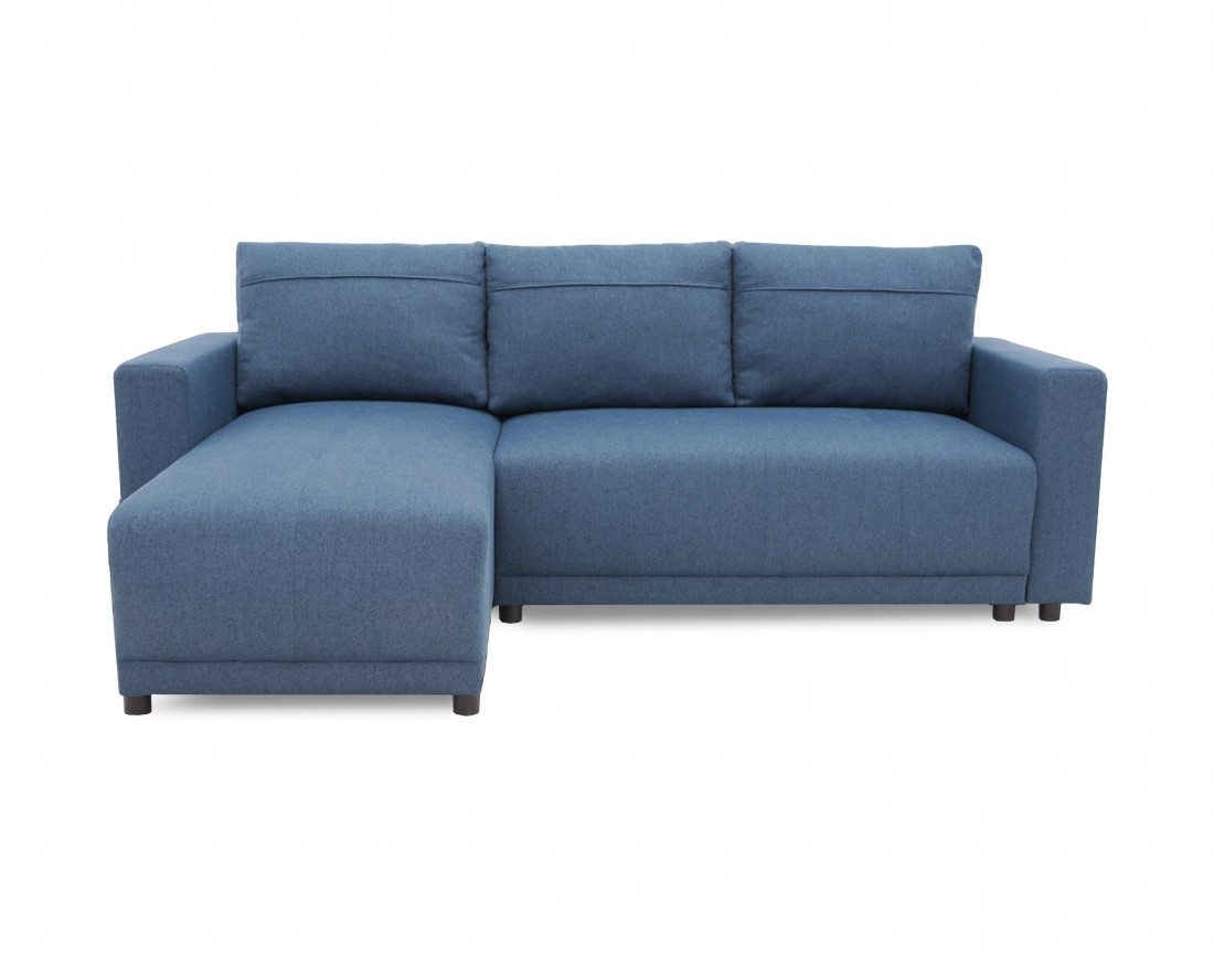 Canapé d'angle réversible 4 places convertible avec coffre -  Pilea