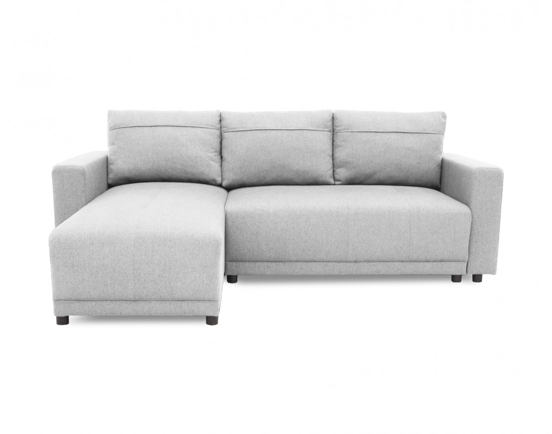 Canapé d'angle réversible 4 places convertible avec coffre -  Pilea