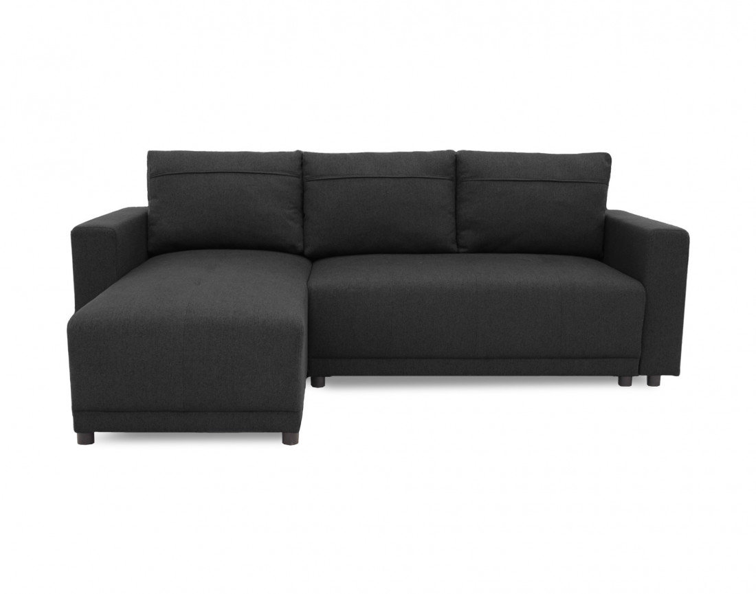 Canapé d'angle réversible 4 places convertible avec coffre -  Pilea