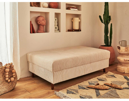 Pouf modulable en velours côtelé - Rune