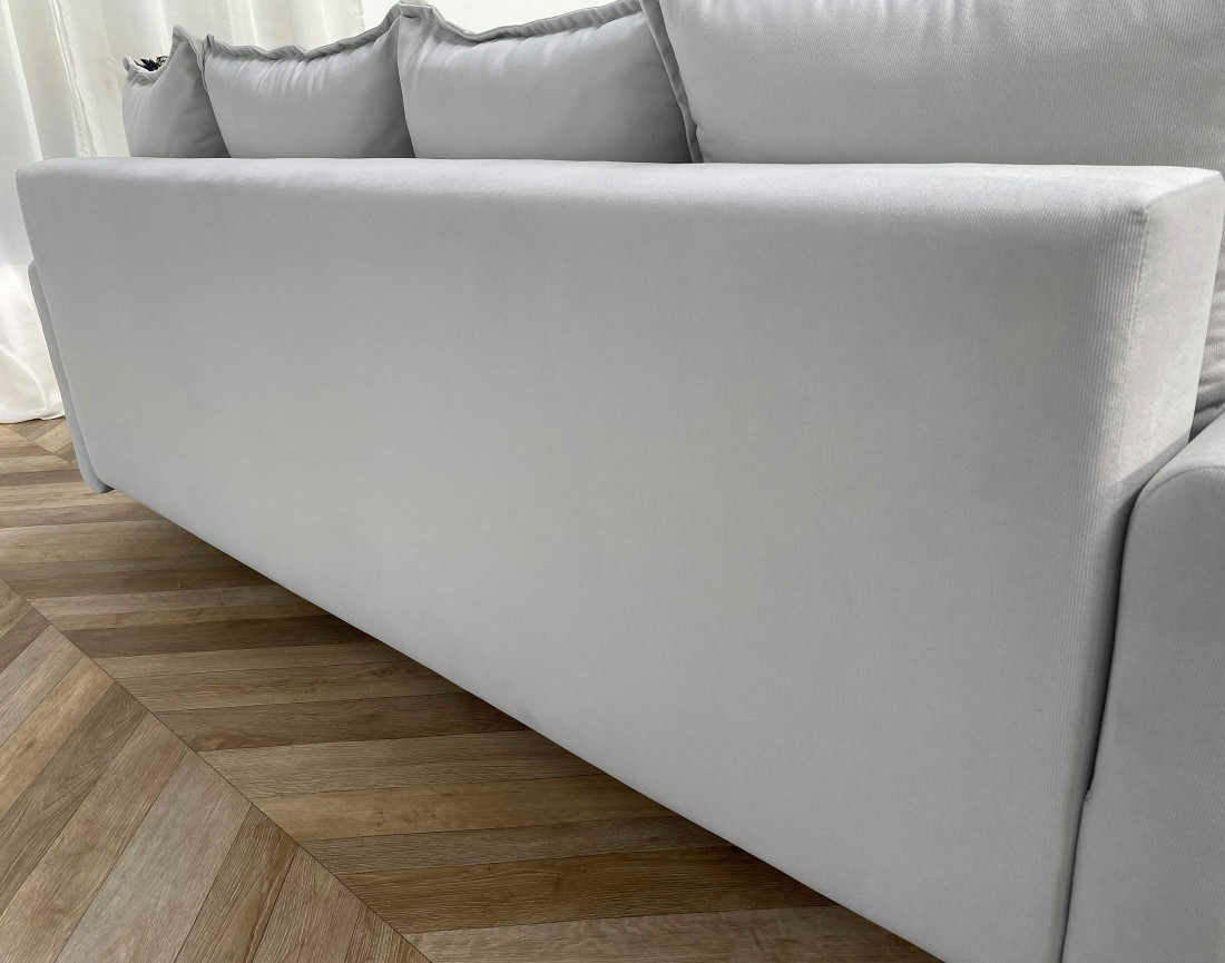 Canapé 3 places convertible avec coffre en velours Apia