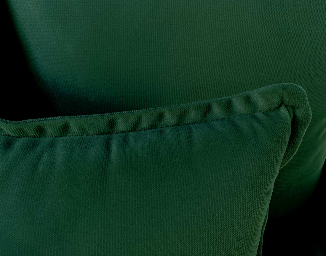 Canapé 3 places convertible avec coffre en velours Apia