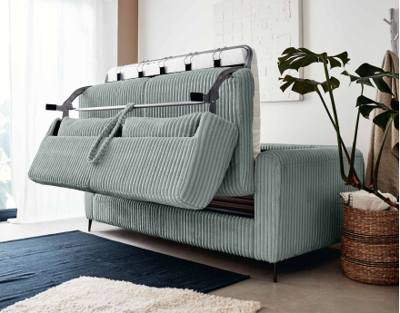 Canapé 3 places convertible express quotidien en grosses côtes Owen