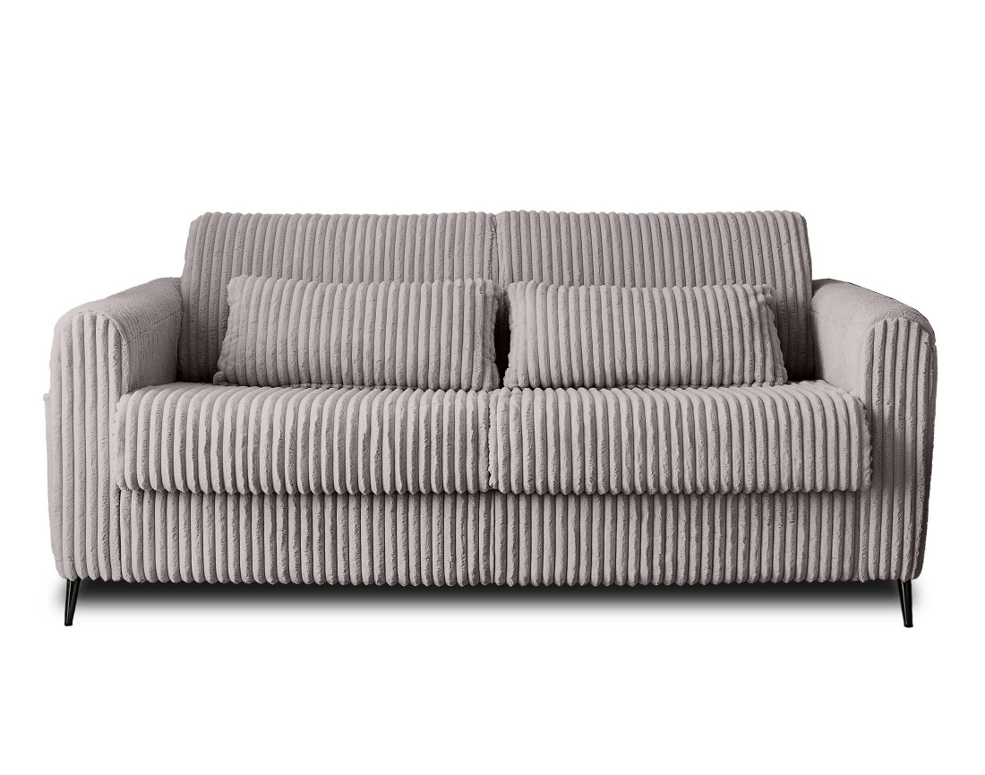 Canapé 3 places convertible express quotidien en grosses côtes Owen