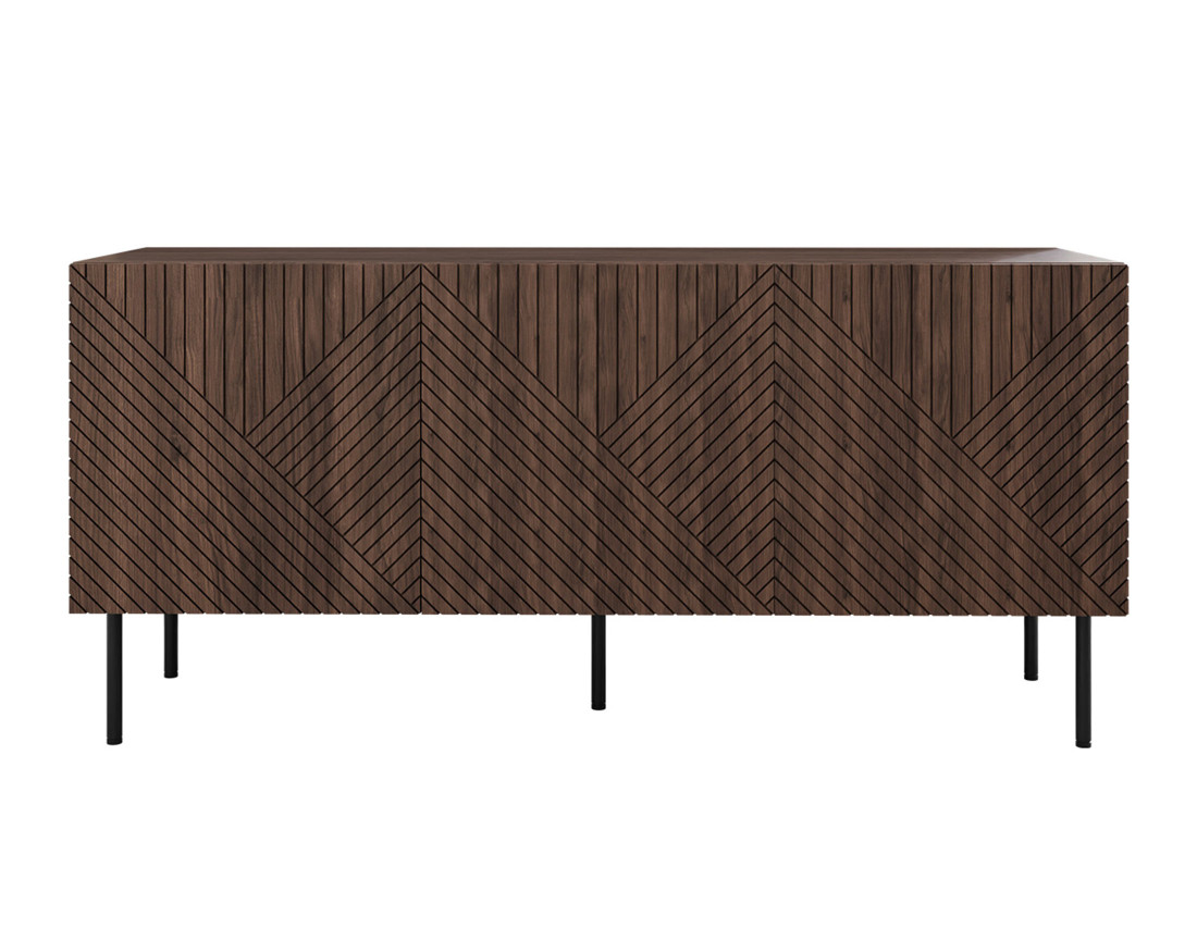 Buffet bas bois 3 portes 150 cm Salvador