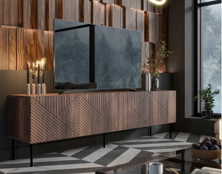 Meuble TV bois 191 cm Salvador