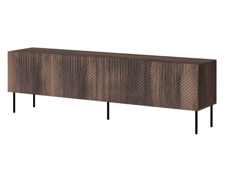 Meuble TV bois 4 portes 191 cm Salvador