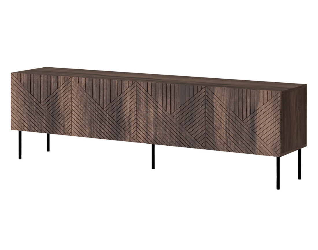 Meuble TV bois 4 portes 191 cm Salvador