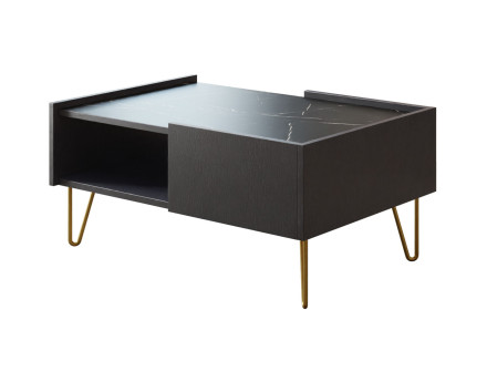 Table basse effet marbre 97 cm Cali